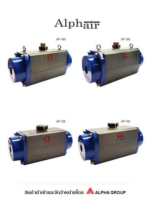 Alternative view of ALPHAIR – Actuator AP Series