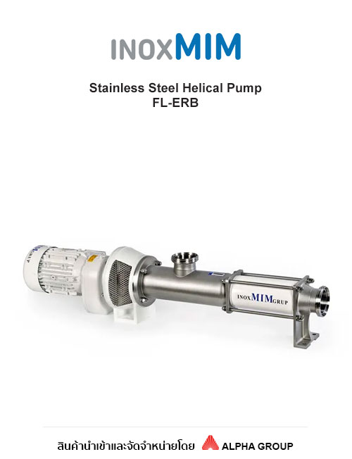 INOXMIM – Stainless Steel Helical Pump Model FL-ERB