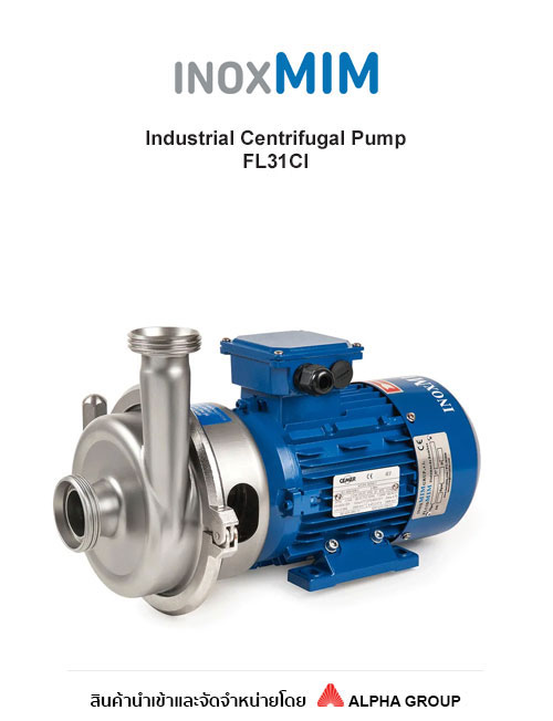 INOXMIM – Industrial Centrifugal Pump Model FL31CL