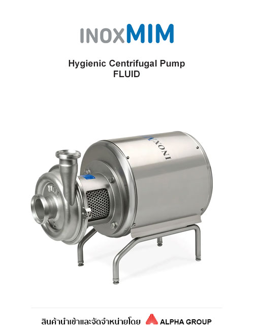 INOXMIM – Hygienic Centrifugal Pump FLUID