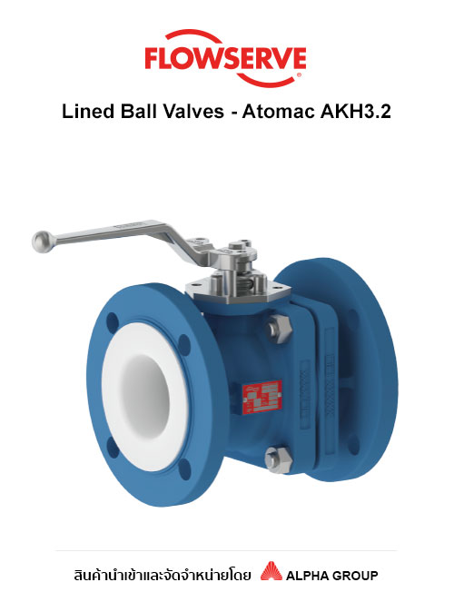 Lined Ball Valves - Atomac AKH3.2