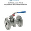 Klinger Schoneberg – Ball Valve 2 Pcs Type KH 2T F-FS