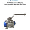 Klinger Schoneberg – Ball Valve 3 Pcs Type KH3T S (NC)