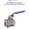 Klinger Schoneberg – Ball Valve 3 Pcs Type KH3T M (NC)