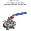 Klinger Schoneberg – Ball Valve 3 Pcs Type KH3T S (NC) - Image 2