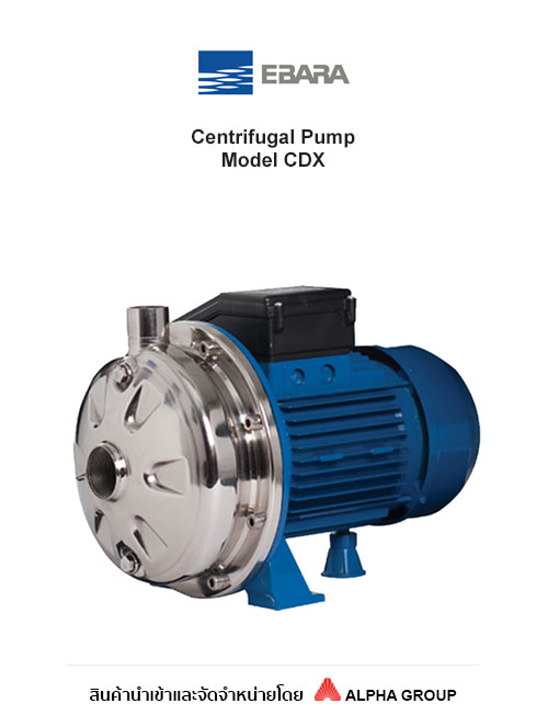 Ebara – Close Coupled Centrifugal Pump Model CDX