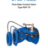 RAPHAEL – Flow Rate Control Valve Type RAF 70
