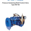 RAPHAEL – Pressure Sustaining Relief Control Valve Type RAF 80