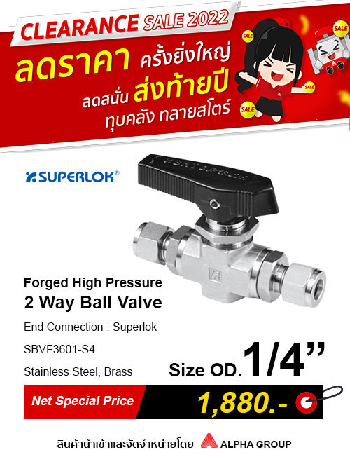 SUPERLOK – Forged High Pressure Ball Valves