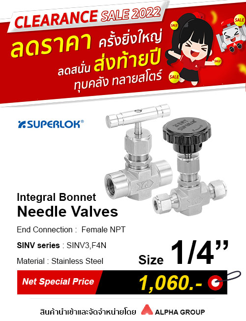 Alternative view of SUPERLOK – Integral Bonnet Needle Valves
