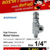 SUPERLOK – High Pressure Relief Valve