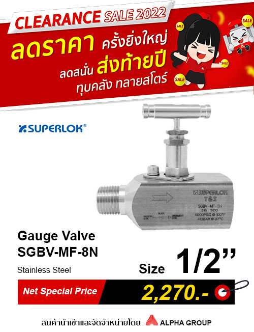 Alternative view of SUPERLOK – Instrument Gauge Valves