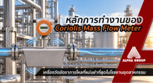 หลักการทำงานของ Coriolis Mass Flow Meter เครื่องวัดอัตราการไหลที่แม่นยำที่สุดในโรงงานอุตสาหกรรม