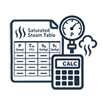 Calculator: Saturated Steam Table by Pressure | Alpha Group